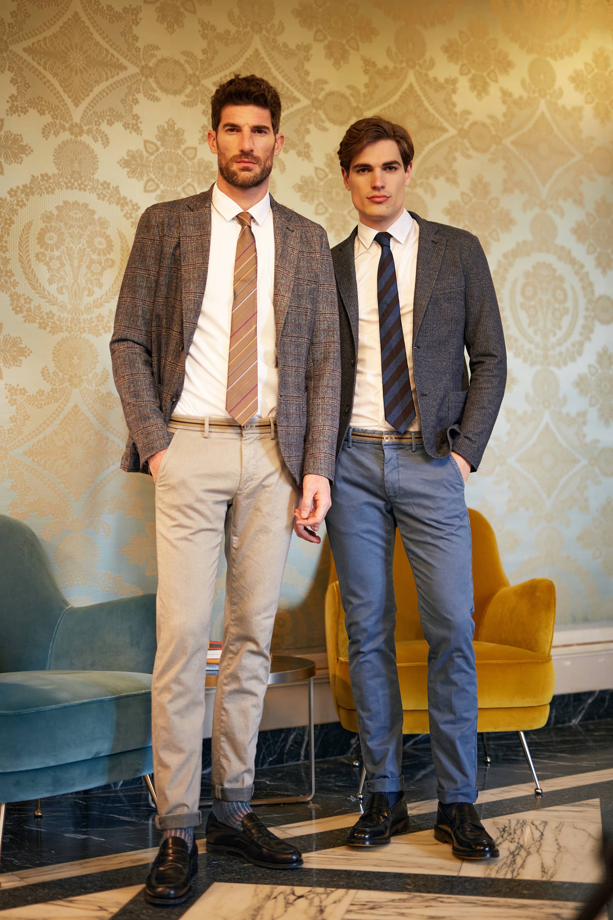 Mason's nastri & dettagli man pants fw23