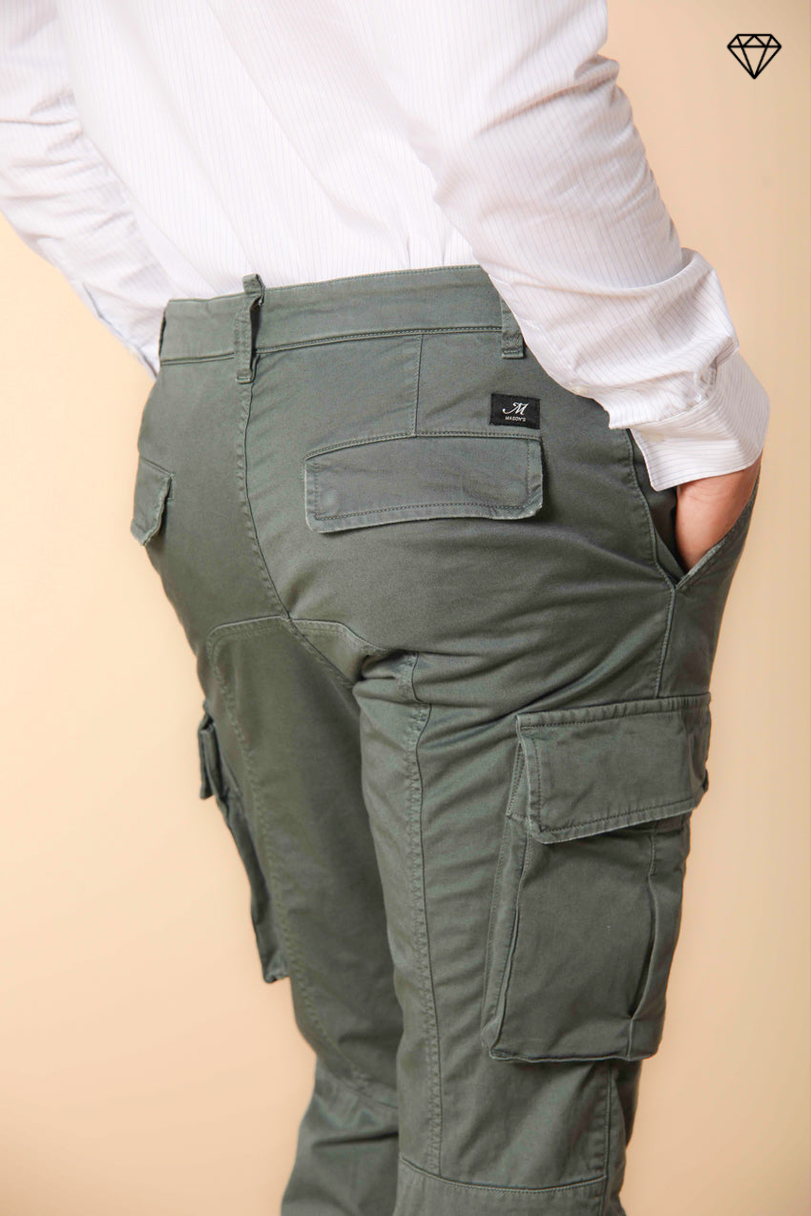 Chile Herren Cargo-Hose in Stretch-Satin Extra Slim Fit ①