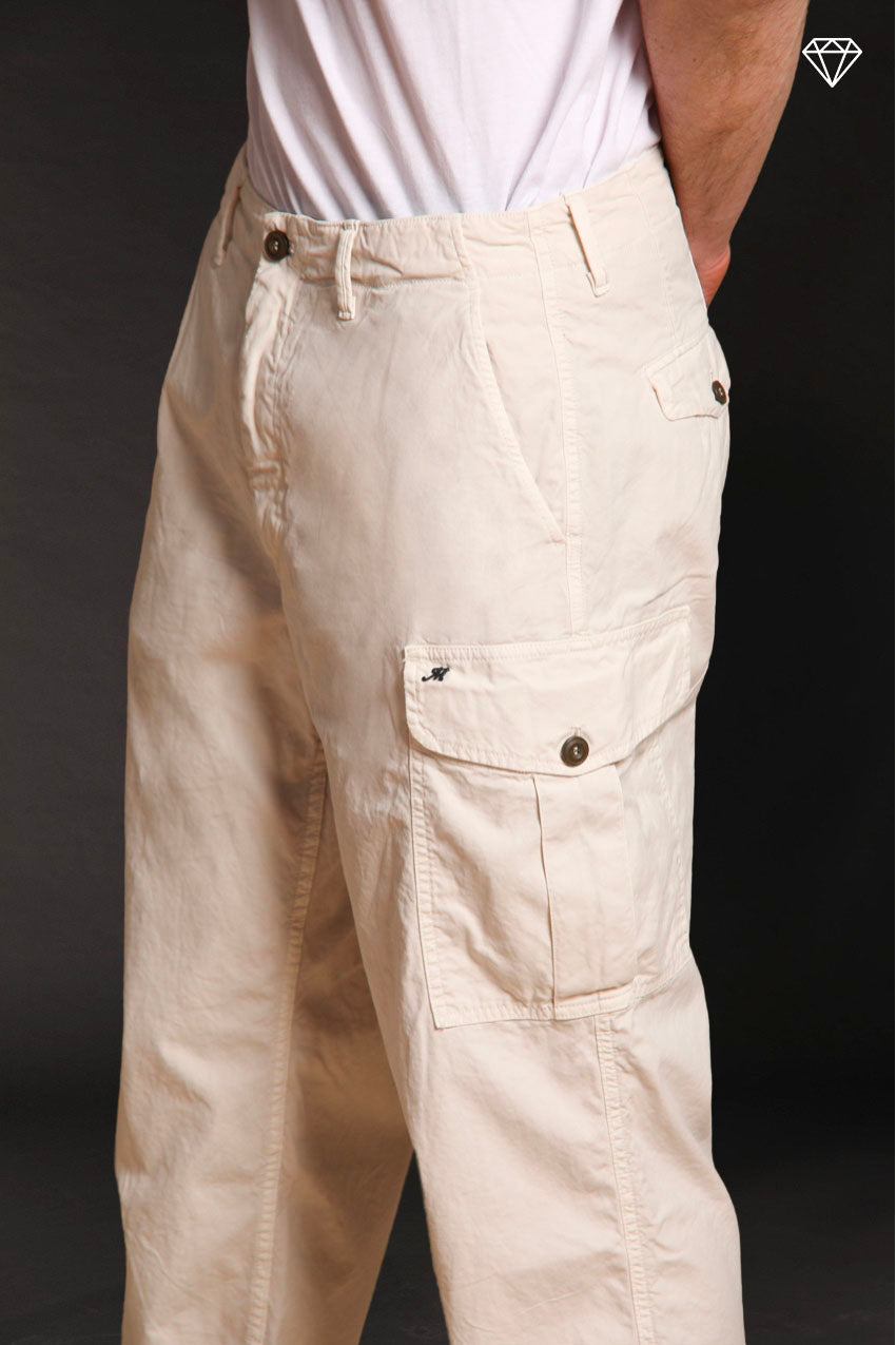 San Juan M74 Herren Cargo Hose in Canvas Oxford logo edition Relaxed Fit ①