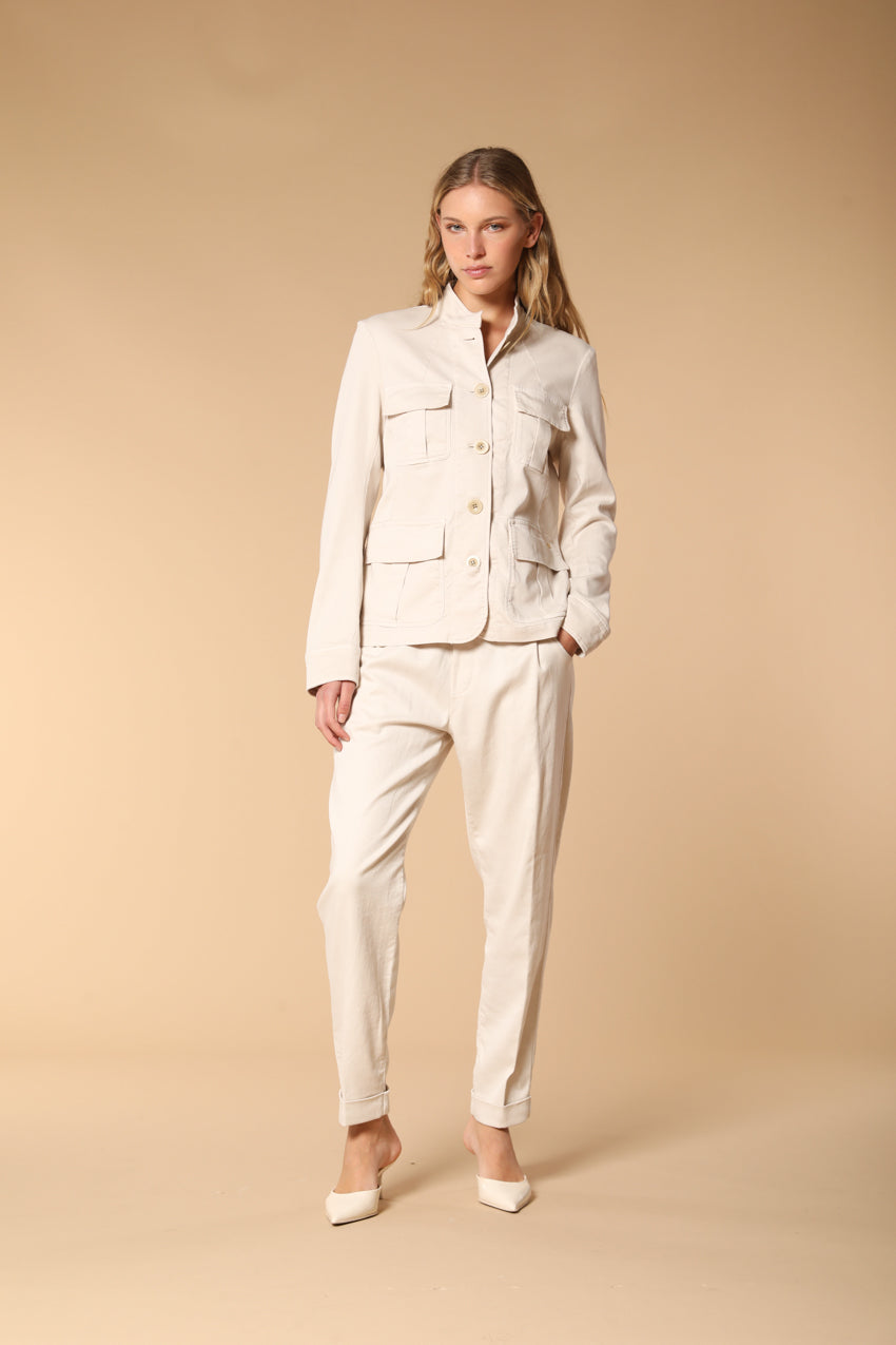 Karen Field Jacket Damen aus elastischem Sweatstoff