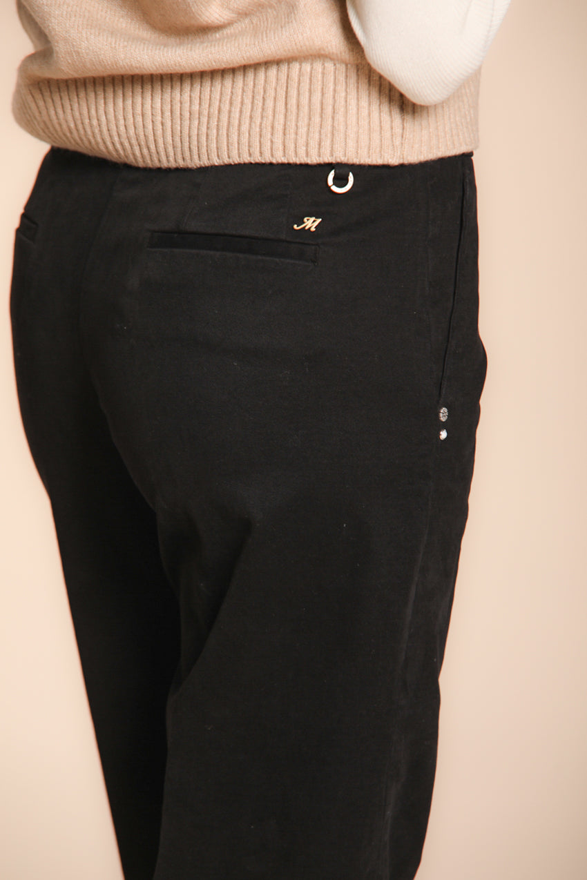 Foto 2 New York Straight pantalone chino donna in gabardina straight fit