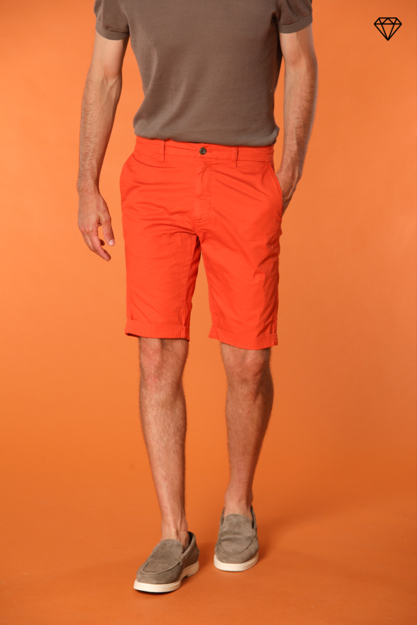 London bermuda chino homme en coton Pima Regular Fit ①