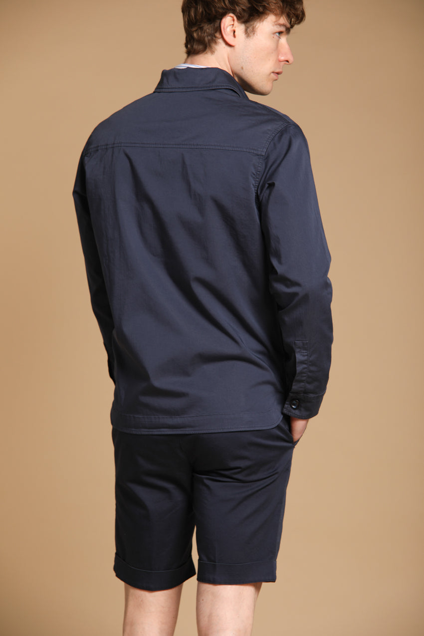 Williams Overshirt Chemise homme en satin tech travel stretch