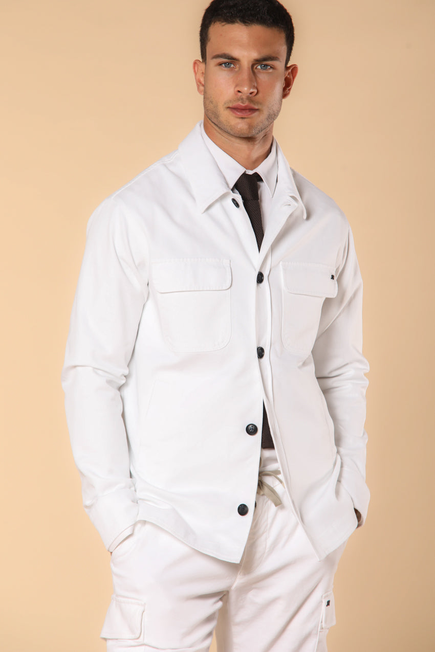 Williams overshirt homme en jersey stretch de coton