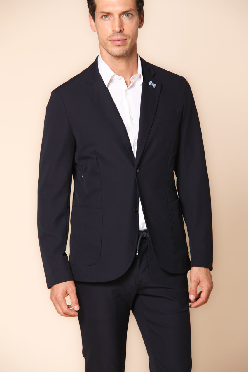 Foto 1 Da Vinci Tech Dynamic blazer uomo in jersey stretch