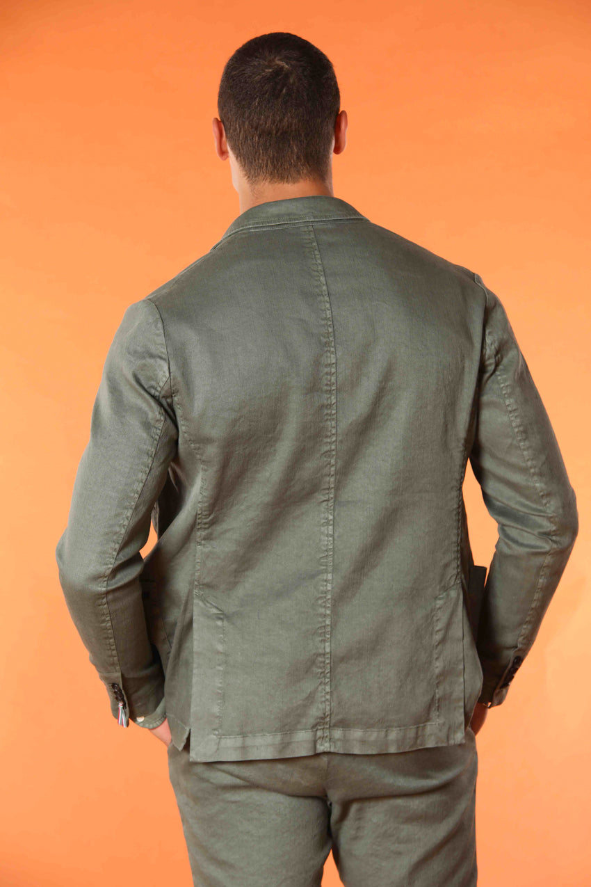 Da Vinci Summer men's blazer in linen and cotton twill