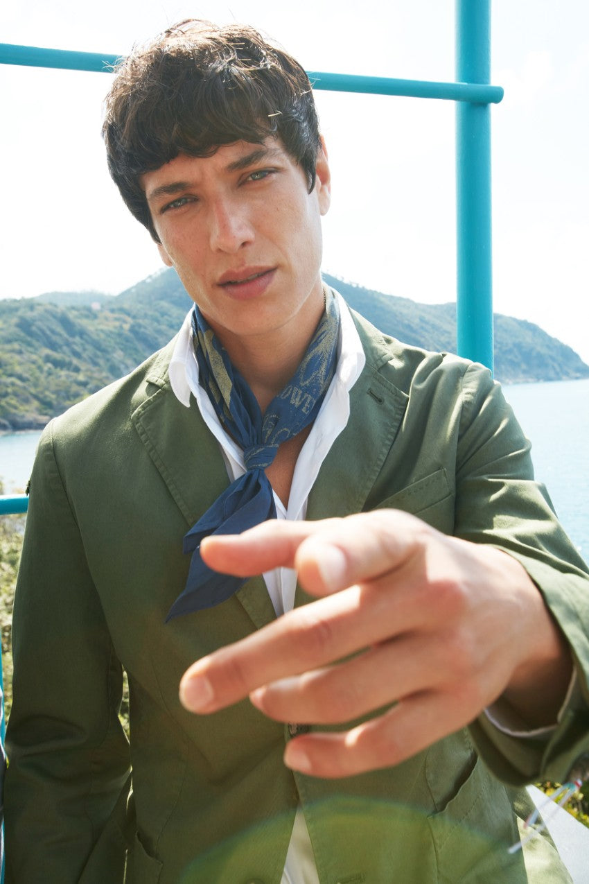 Da Vinci Summer blazer homme en coton et tencel