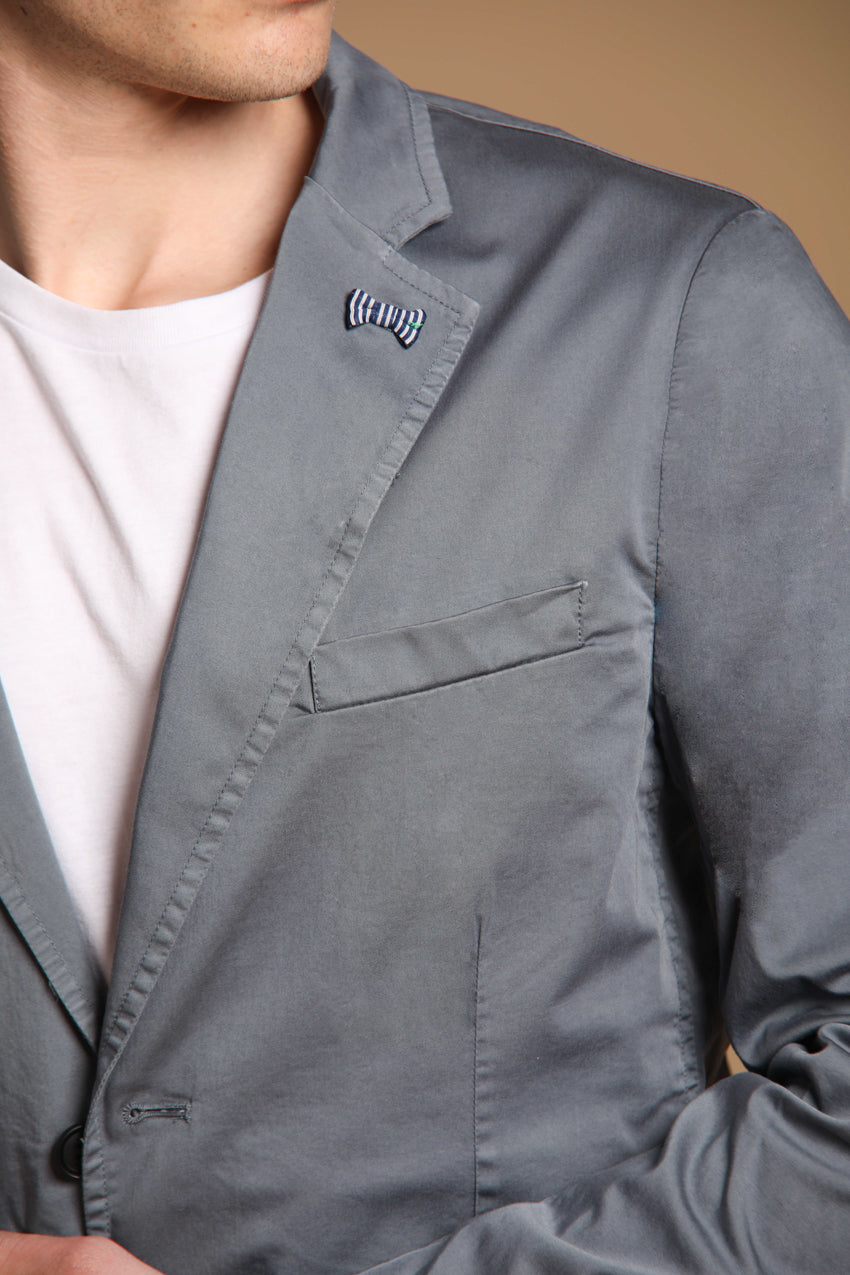 Da Vinci travel blazer homme en satin technique stretch travel avec détails