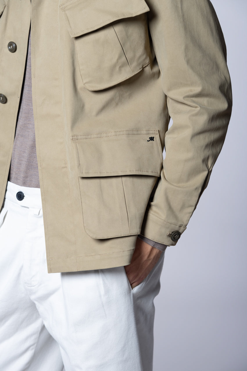 Vietnam Jacket veste homme en gabardine teintée en pièce