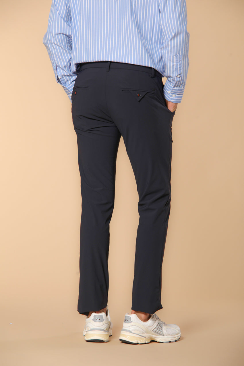 Milano Dynamic men's chino jogger pants in super technical jersey extra slim fit