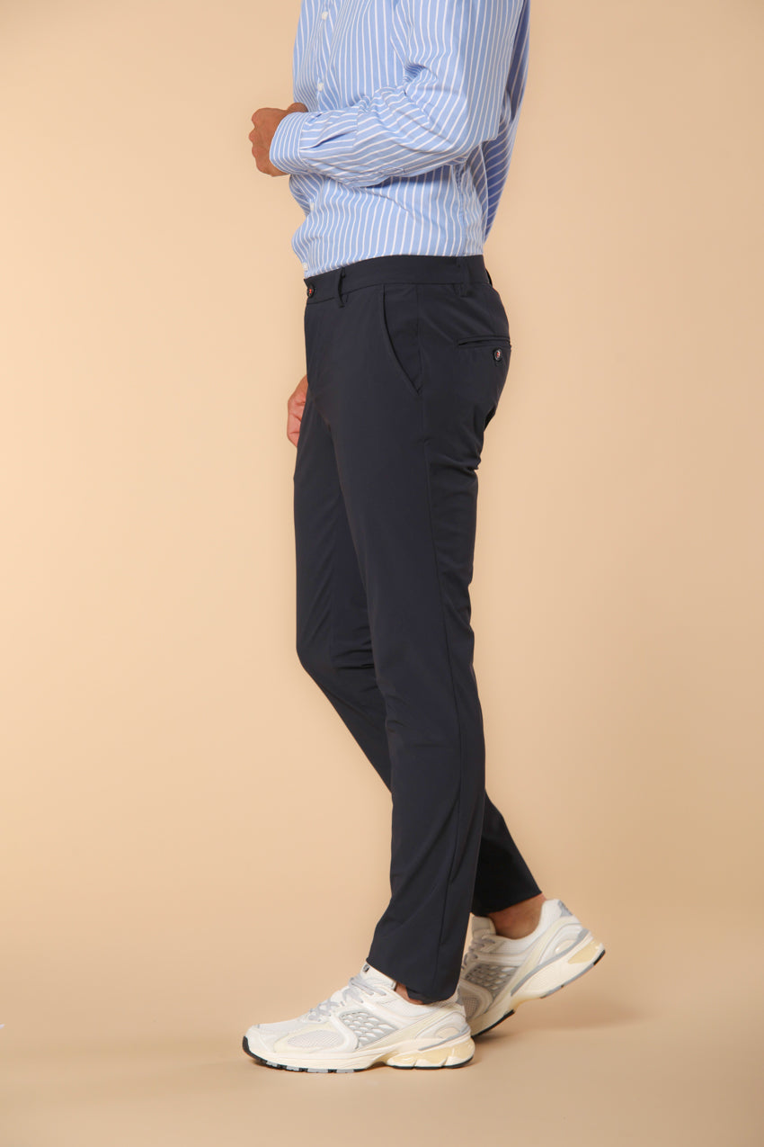 Milano Dynamic men's chino jogger pants in super technical jersey extra slim fit