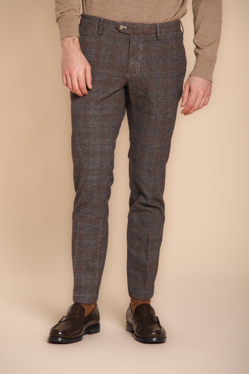 Foto 1 New York Sartoriale pantalone chino uomo stampa galles regular fit