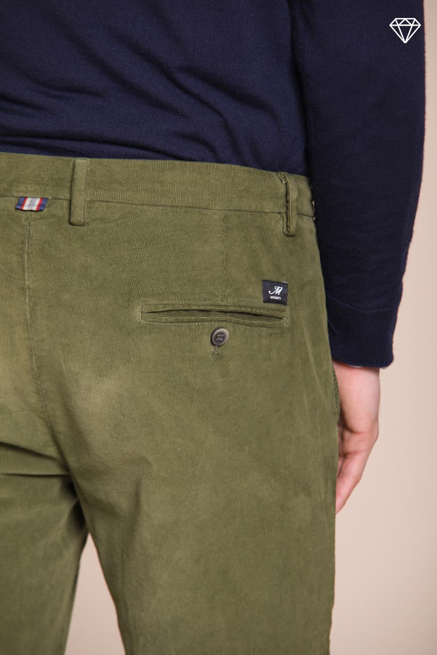 Foto 2 Torino pantalone chino uomo in velluto 1500 righe slim fit ①