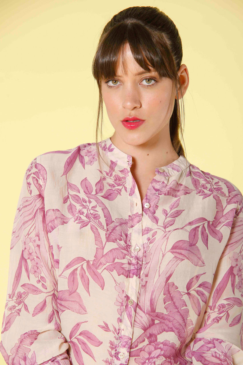 Camicia fiori donna top