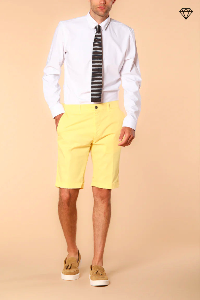 London bermuda chino homme en Coton Pima Regular fit ①