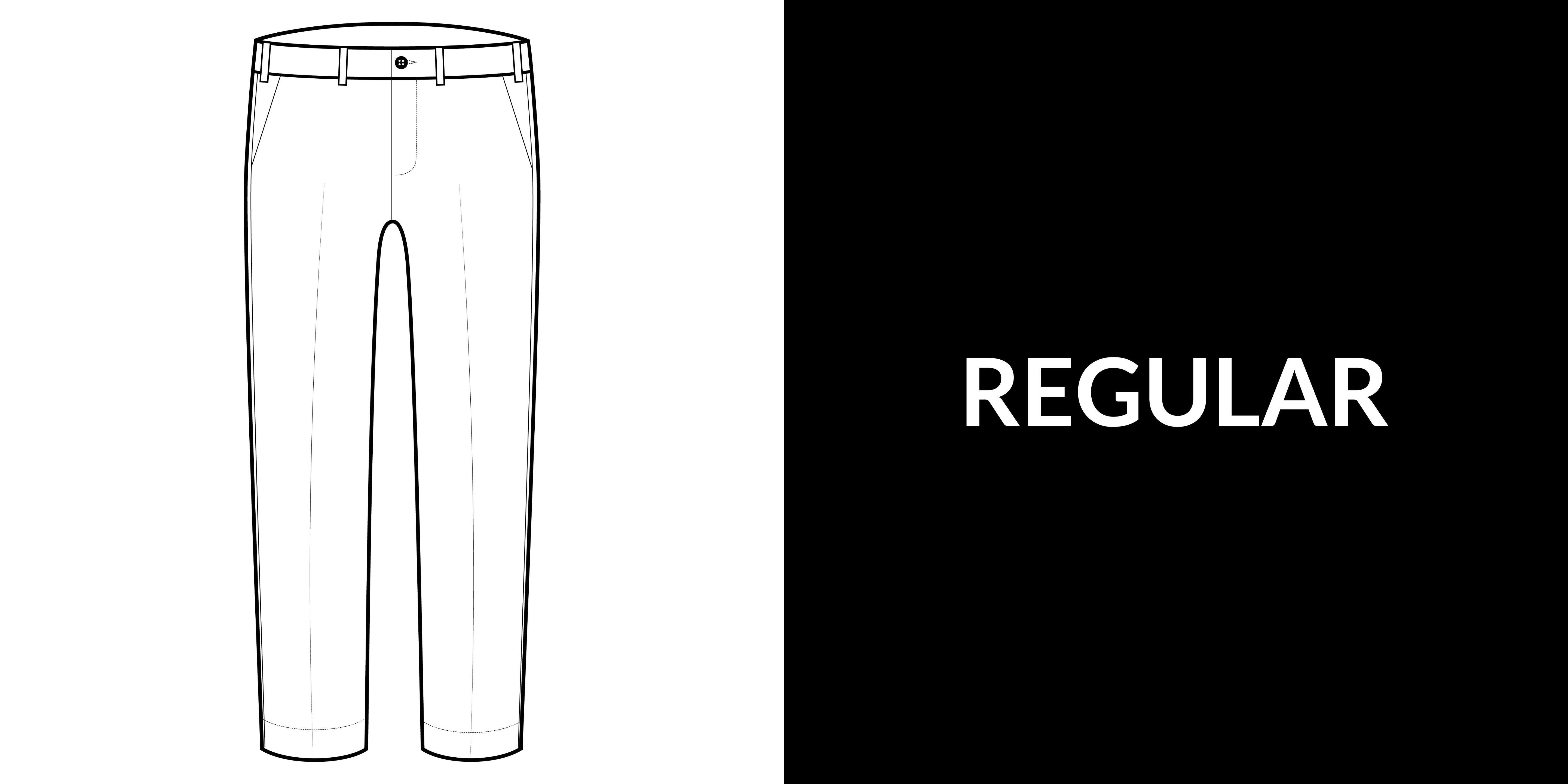 Men's regular fit pants by Mason's