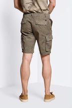 Chile Herren-Cargo-Bermuda aus Baumwolle mit Camouflage-Muster Slim Fit ①