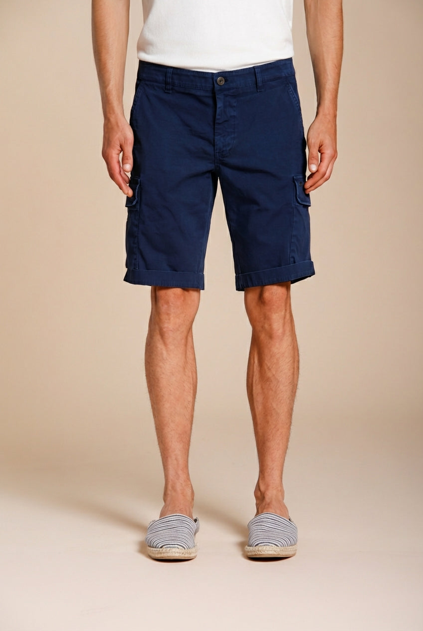 Chile Herren Cargo Bermuda aus Stretch-Satin slim fit ①