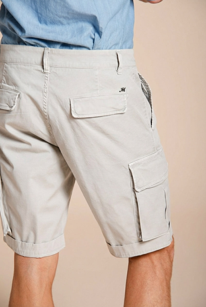 Chile Herren Cargo Bermuda aus Stretch-Satin slim fit ①