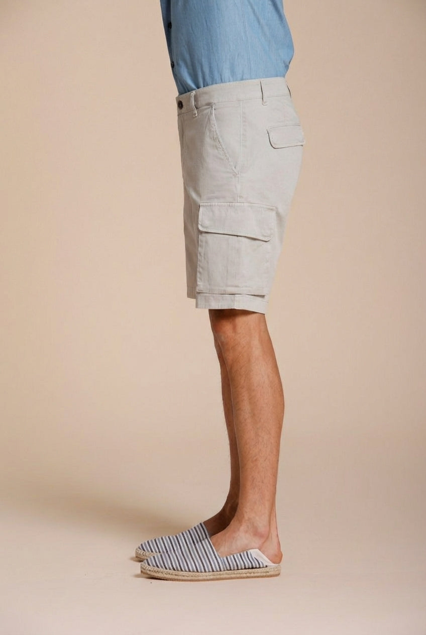 Chile Herren Cargo Bermuda aus Stretch-Satin slim fit ①