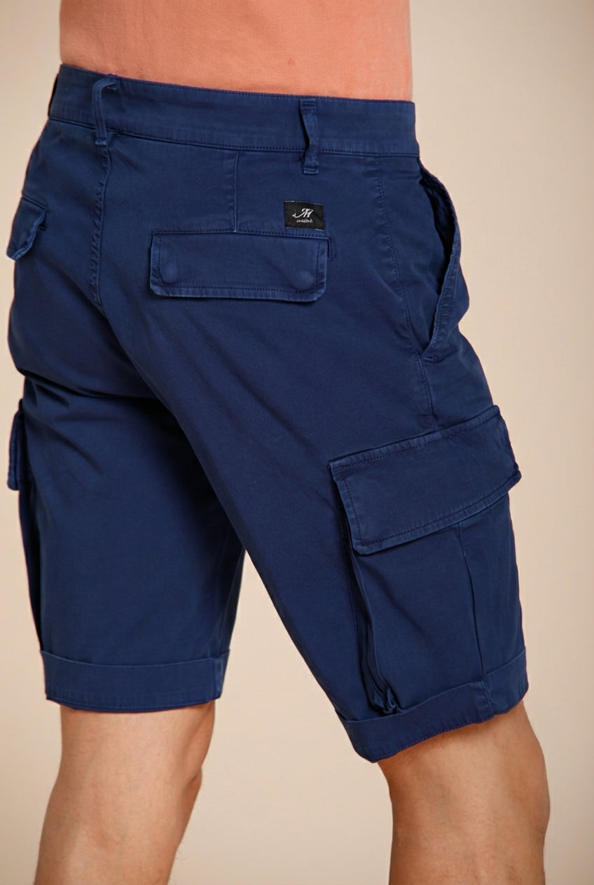 Chile Herren Cargo Bermuda aus Stretch-Satin slim fit ①