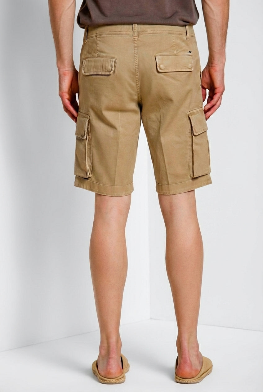 Chile Herren Cargo Bermuda aus Stretch-Satin slim fit ①