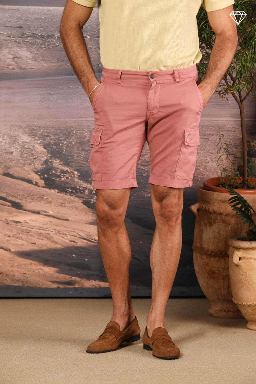 Chile Herren-Cargo-Bermuda aus Stretch-Satin Slim Fit ①