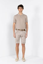 Chile bermuda cargo homme en twill imprimé camouflage slim fit ①