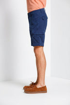 Chile men's cargo bermuda in stretch satin slim fit ①