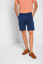 Chile men's cargo bermuda in stretch satin slim fit ①