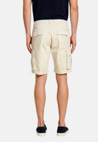 Chile bermuda cargo uomo in raso stretch slim fit ①
