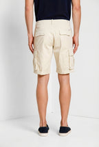 Chile bermuda cargo uomo in raso stretch slim fit ①