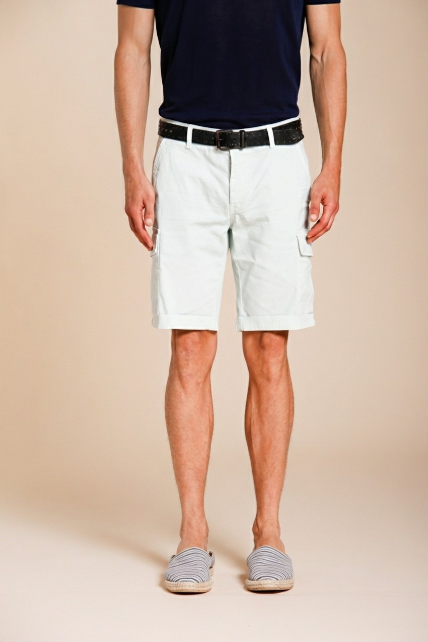 Chile Herren Cargo Bermuda aus Stretch-Satin slim fit ①