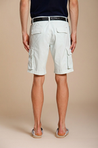 Chile Herren Cargo Bermuda aus Stretch-Satin slim fit ①