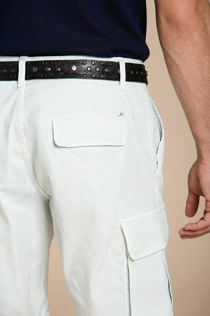 Chile Herren Cargo Bermuda aus Stretch-Satin slim fit ①