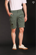 George Coolpocket bermuda cargo homme en satin stretch logo edition Carrot fit ①