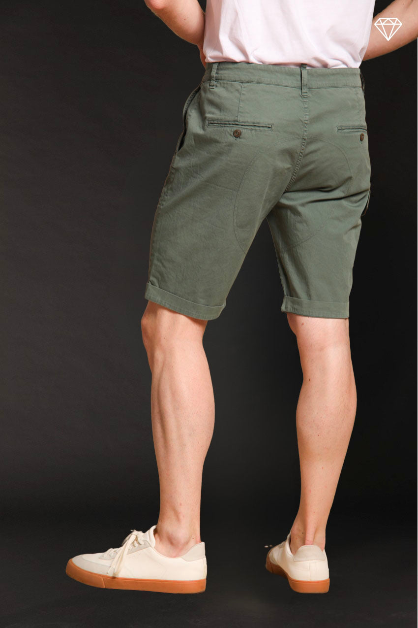 George Coolpocket bermuda cargo homme en satin stretch logo edition Carrot fit ①