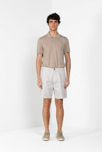 Cargo bermuda cargo homme en gabardine stretch relaxed fit