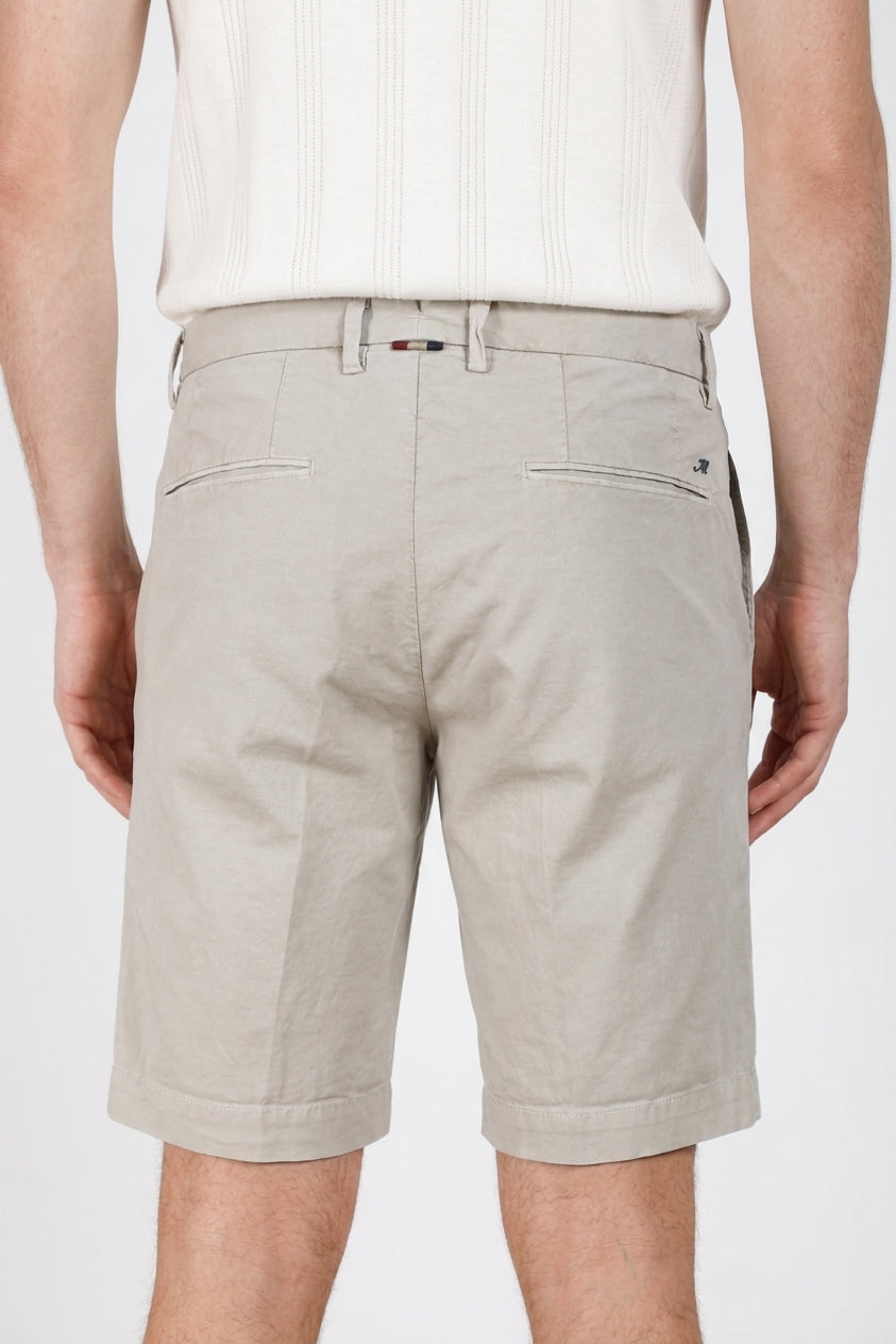 Boston delamere men's chino bermuda in stretch twill relaxed fit