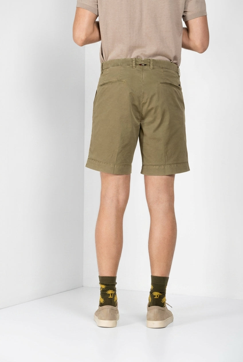 Boston Delamere Herren Chino Bermuda aus Twill Stretch relaxed fit