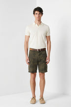 Chile M74 bermuda cargo homme en toile imprimé camouflage relaxed fit