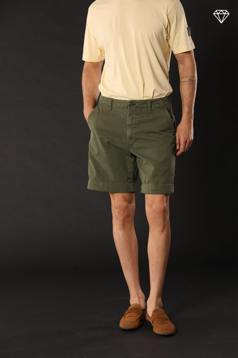 San Andreas M74 bermuda chino uomo in cotone canvas oxford relaxed fit ①