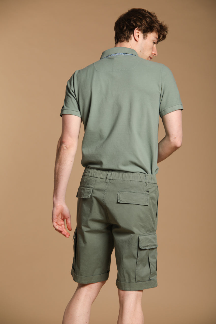 Cargo M74 men's cargo bermuda shorts in pima cotton twill Relaxed fit