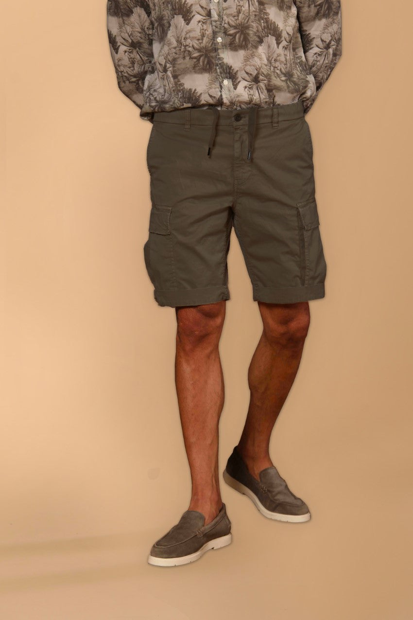 Cargo M74 men's cargo bermuda shorts in pima cotton twill Relaxed fit