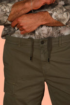 Cargo M74 men's cargo bermuda shorts in pima cotton twill Relaxed fit