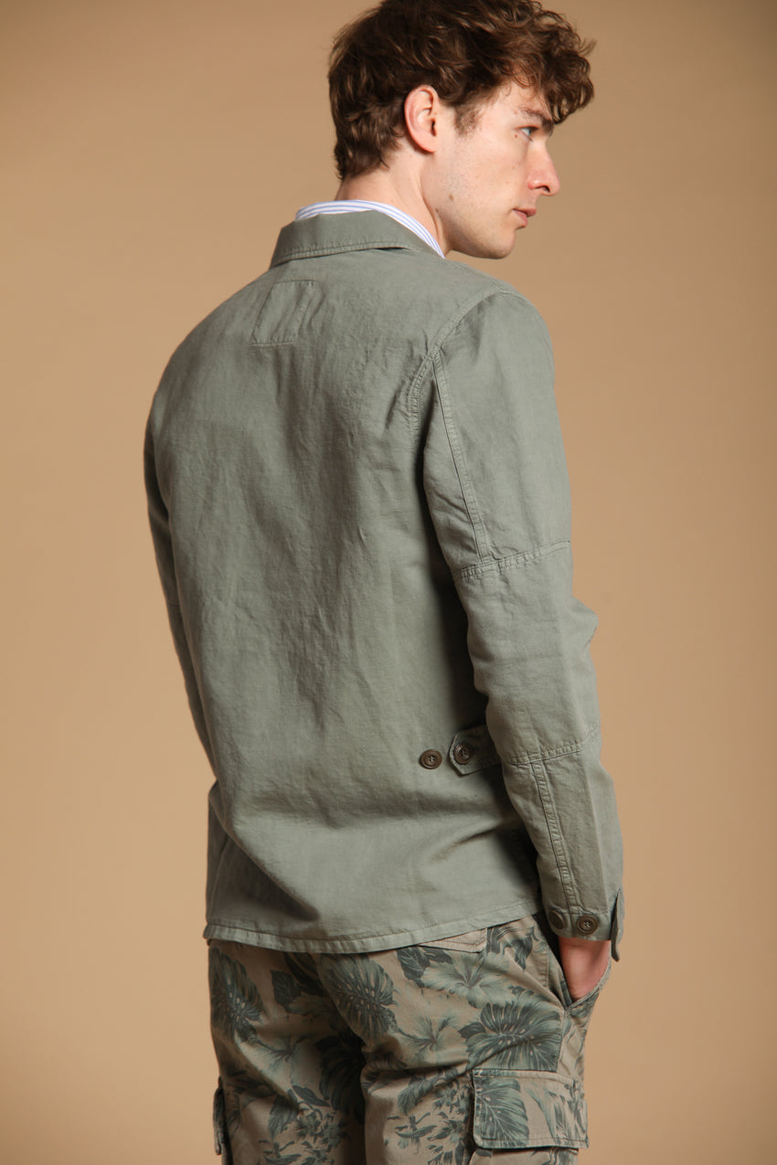 Flyshirt giacca camicia uomo in canapa