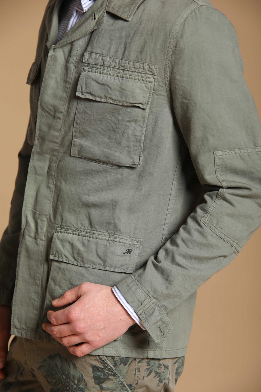 Flyshirt giacca camicia uomo in canapa