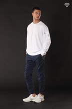 Marlon Herren-Sweatshirt aus Baumwolle logo edition ①