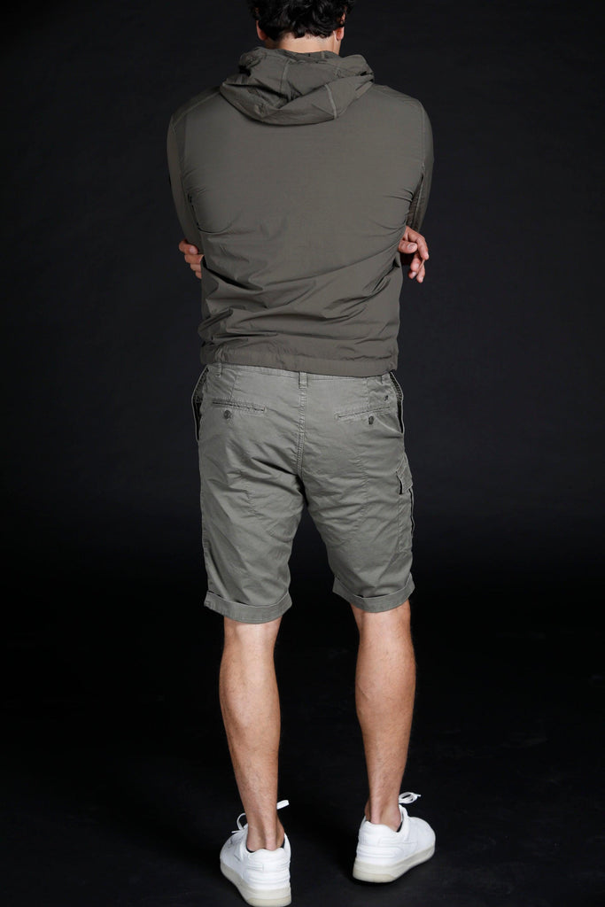 King Athleisure sweat-shirt en nylon stretch Logo edition avec capuche et zip ①