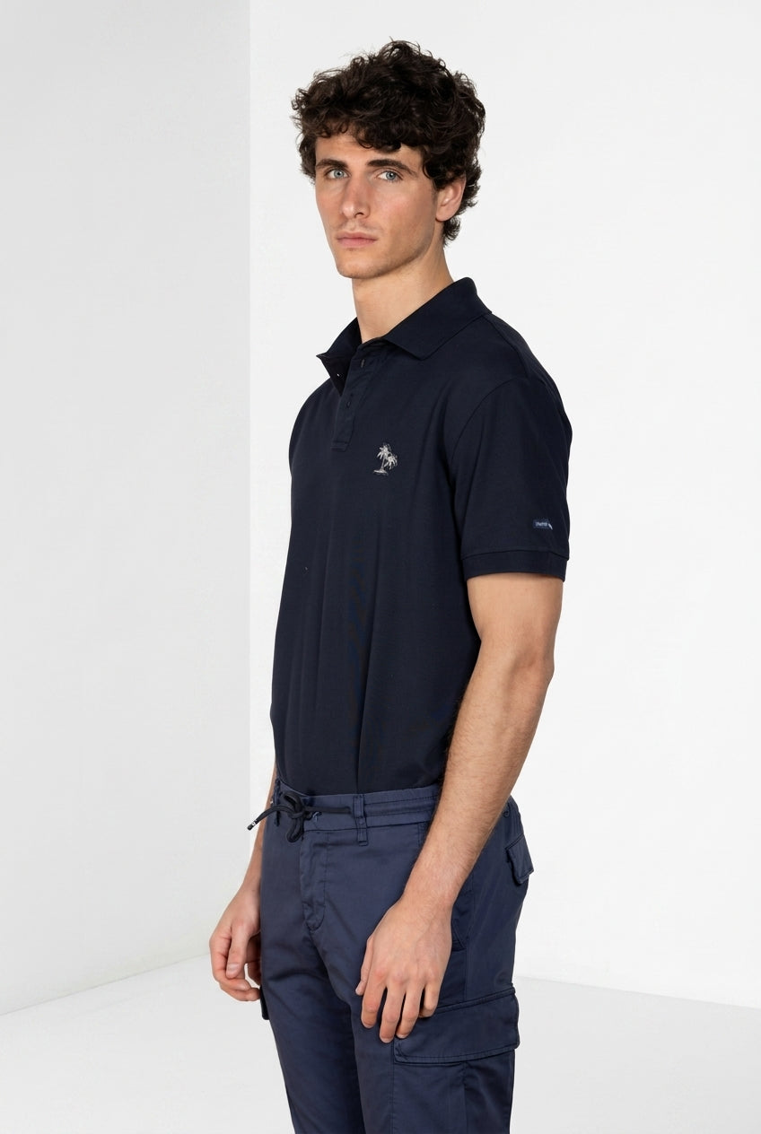 Leopardi Poloshirt Herren aus Piqué ①
